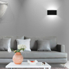  Appliques murales extérieures Lanterne montée sur jardin en aluminium Étanche Luminaire mural Led extérieur Verre de rue noir