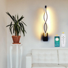16W 21W 2.4G Moderne Chambre Lampe Longue Vague Applique Led Veilleuse Haute Qualité Led Veilleuse avec Haute Qualité Prix Usine