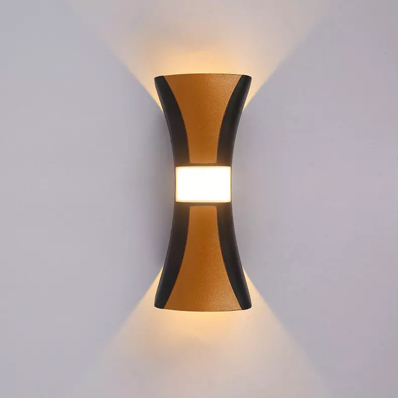 Imperméable à l'eau extérieur LED Wandlamp LED IP65 aluminium haut et bas intérieur extérieur lumière décorative