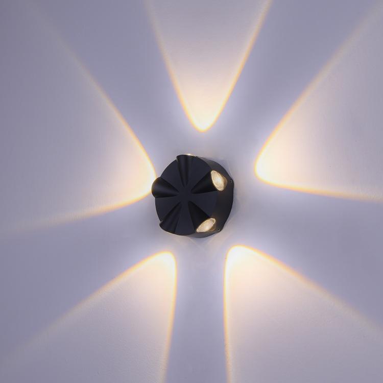 Applique murale LED éclairage rond mural intérieur extérieur décoration lumière pour Loft salle de bain salon éclairage à la maison KTV