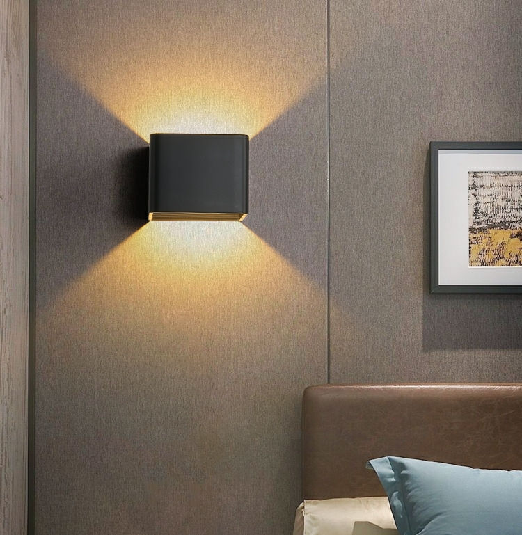 2023 USB rechargeable appliques murales maison capteur de mouvement intérieur éclairage chambre lampe de chevet couloir escalier décor lumières applique murale