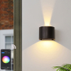 RGBW APP Control semi-circulaire IP65 applique murale étanche décorative colorée applique murale intelligente