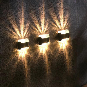 Extérieur étanche en aluminium LED jardin étape lampadaire solaire alimenté allée route goujon jardin rue marqueur quai pont lumière