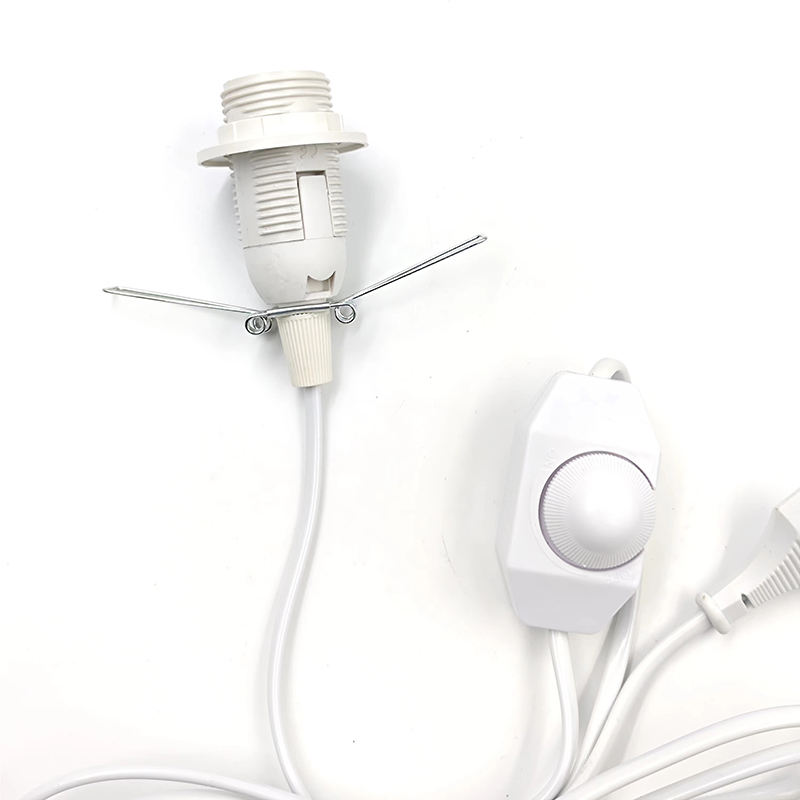 E14 301 demi-cordon gradateur cordon fil lumière prise de commutation bouton d'alimentation interrupteur 1.8 m ligne câble lampe à LED ue US Plug modèle