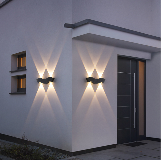 4W étanche IP65 applique nordique Simple Led salon applique hôtel Hall couloir éclairage haut et bas lumière