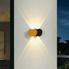 Nouveau couloir escaliers éclairage mur LED lampe extérieure étanche IP65 haut et bas applique murale acrylique lumière jardin lumières 220V