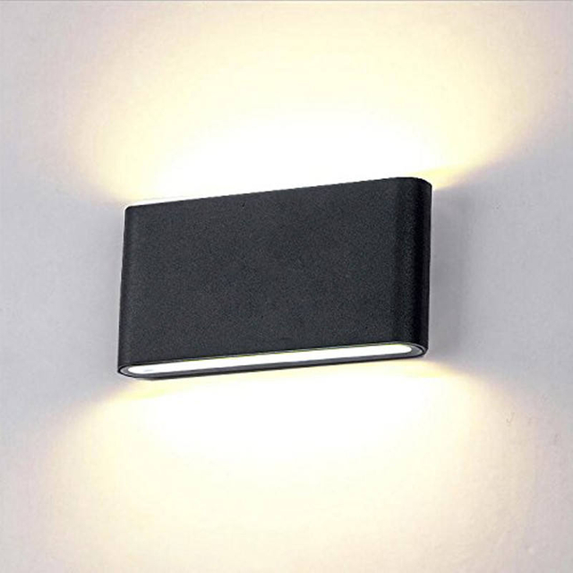 18W LED IP65 éclairage extérieur moderne applique intérieure étanche LED applique murale salon lumière carré led applique murale