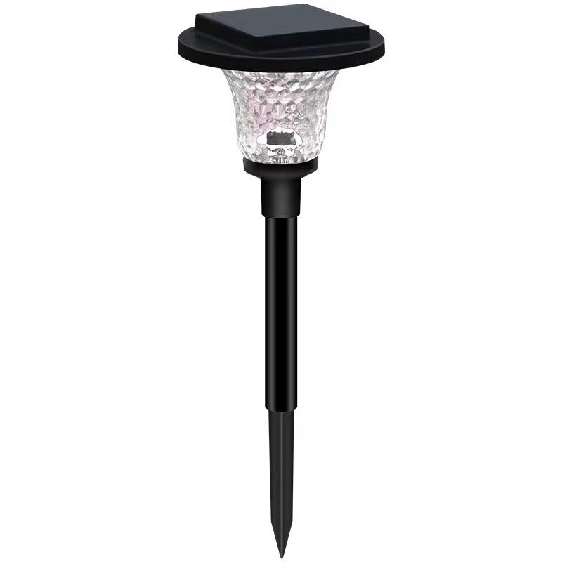 Batterie 600MA / 1000MA Lampe de pelouse solaire Lampe décorative solaire Lumière de jardin solaire Lumière de verre solaire Décoration de paysage de jardin Lampe de chemin insérée Polysilicium monocristallin