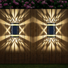 Lumière solaire lampes solaires extérieures led lampes solaires applique murale solaire extérieure jardin extérieur lumière décorative pour la maison lampes solaires Led étanches IP65 lampe décorative de cour de parc