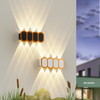 IP65 RGB LED Applique Extérieure Étanche Jardin Éclairage En Aluminium 2W 6W 8W 10W 12W Intérieur Chambre Salon Escaliers Applique Murale