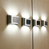appliques murales extérieures solaires appliques murales solaires lampe solaire extérieure jardin pelouse lumière solaire prix usine de gros pour porte d'entrée, cour, garage, jardin