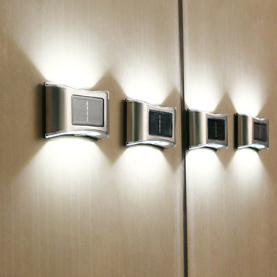 appliques murales extérieures solaires appliques murales solaires lampe solaire extérieure jardin pelouse lumière solaire prix usine de gros pour porte d'entrée, cour, garage, jardin