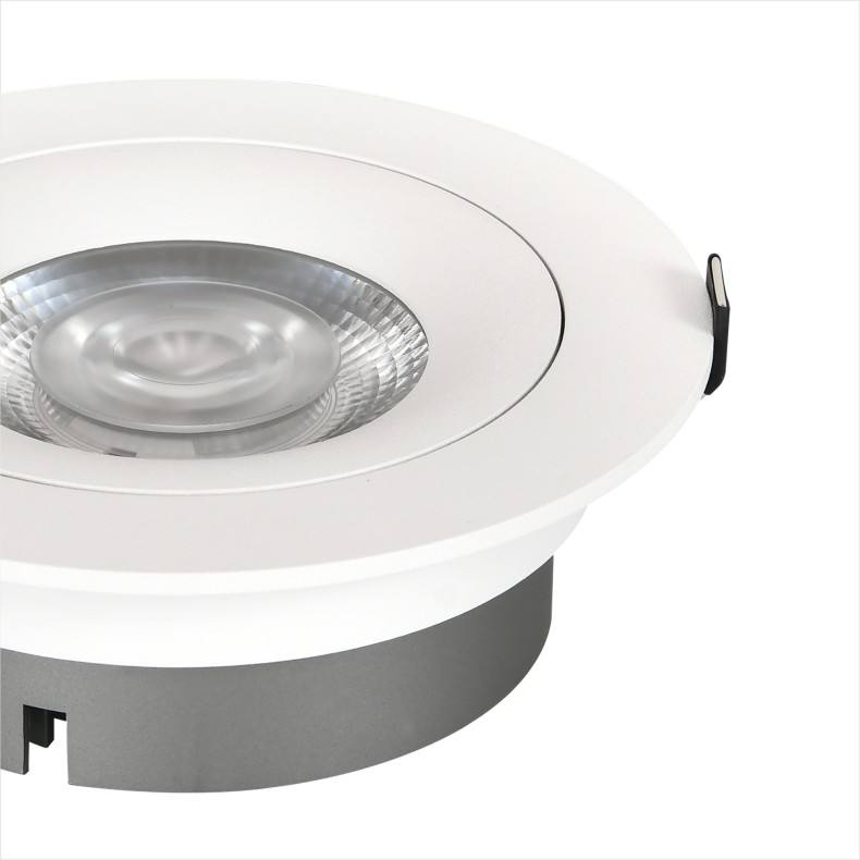 Chine prix d'usine CE ERP rond petit panneau lumineux 5W 7W lumière du jour encastré LED plafond panneau lumineux plafond Mini Spot LED