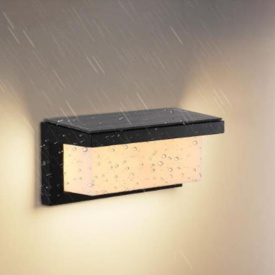Lumière solaire étanche lumière LED solaire lampe de lumière du soleil extérieure pour jardin rue paysage balcon décor solaire applique extérieure
