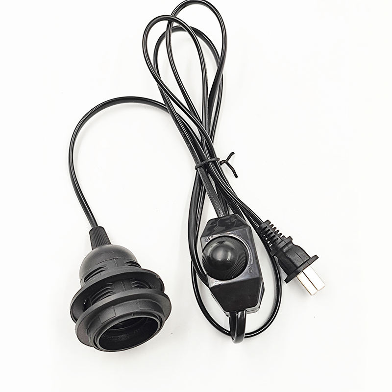 Base de la lampe E27 E26 Porcelaine Noir Corps Céramique Style Couleur Vis Matériau Origine Titulaire led lumière pièces