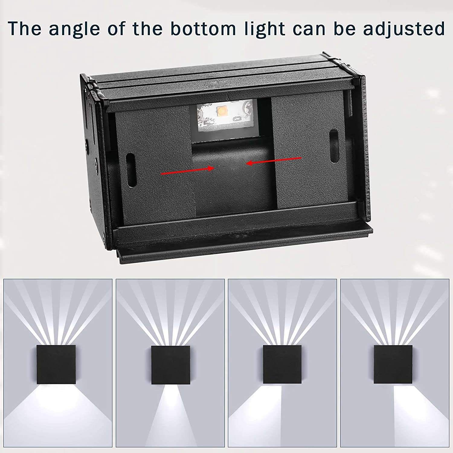 6W LED applique murale jardin applique IP65 extérieur étanche luminaire maison décoration éclairage couloir allée lumière