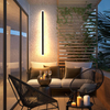 Applique murale étanche rectangulaire en aluminium de jardin moderne à LED