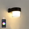 2023 Tuya APP Controle LED Applique Murale Intelligente IP65 Étanche Coloré Applique Murale Décorative À La Mode