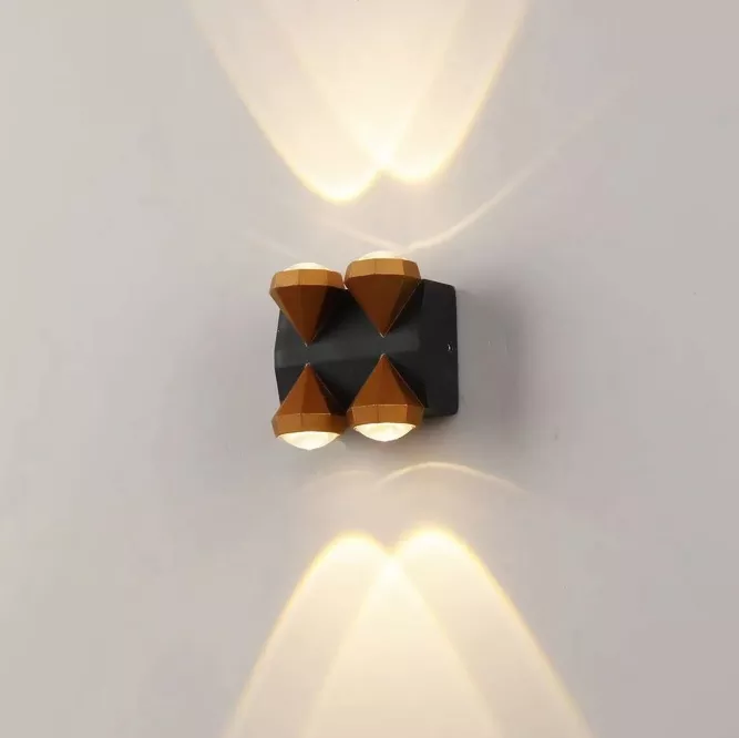 Nouveau style haut et bas étanche veilleuse LED applique murale IP65 85-265V applique murale