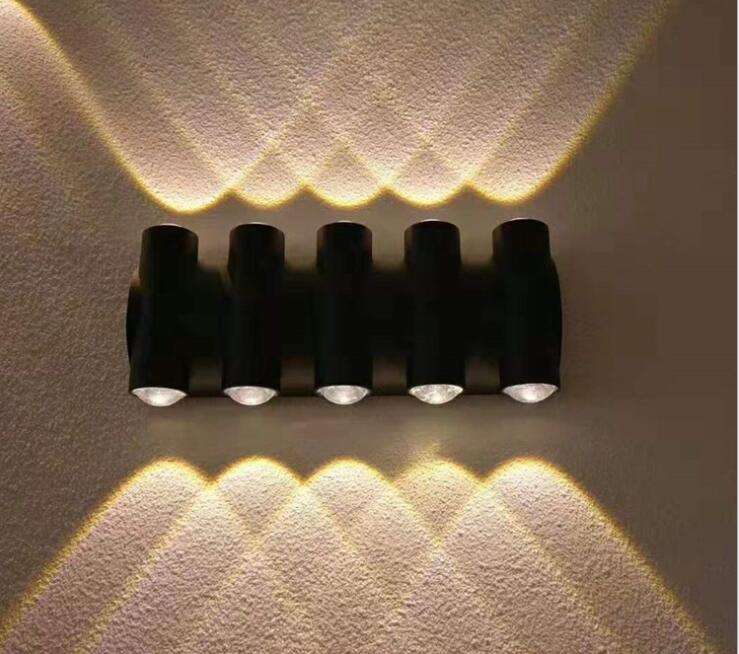 220 v 110 v applique extérieure jardin haut et bas applique murale étanche IP65 décoration de la maison éclairage porche lampe pour la maison