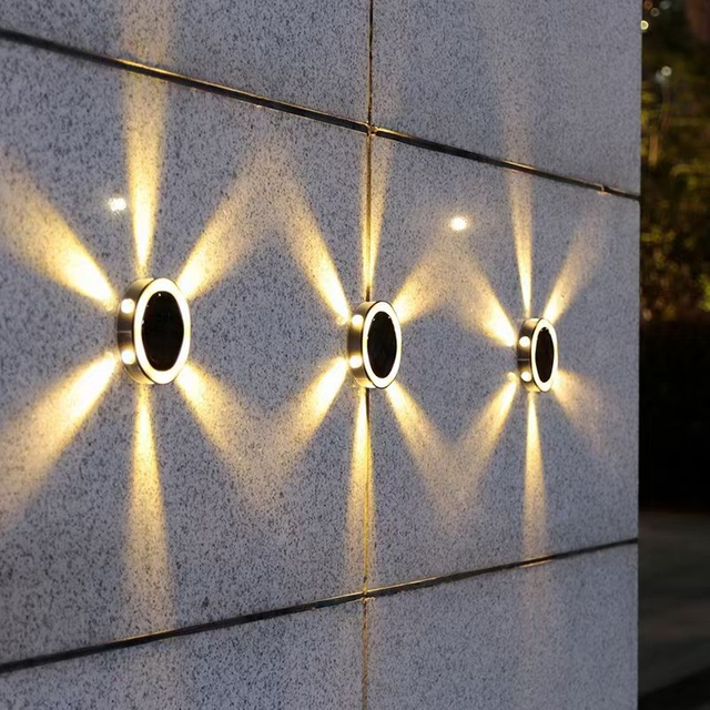 LED énergie solaire disque lumière jardin extérieur solaire souterrain lumière pont lumière projecteur enterré solaire lampe à LED décoration de jardin