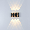 Applique murale LED étanche IP65 en aluminium applique murale de jardin or noir lumière blanche applique murale intérieure et extérieure