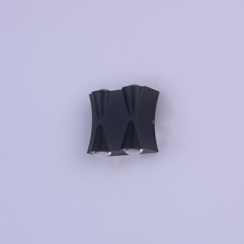 IP65 4W Led Applique Murale Étanche Lampe Extérieure Intérieure Or Applique Murale Haut Et Bas Applique Moderne LED Lumière