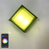 Lampe contrôlée par APP Tuya APP applique extérieure de haute qualité Wifi étanche carré applique murale changement de couleur par lampe d'application intelligente