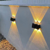 Led Solaire Solaire Lumières Jardin Escalier Pont Lumières Étanche In-Ground Lampe Étanche Solaire applique extérieure