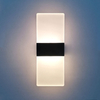Appliques murales LED AC85-265V Lumières carrées intérieures Lampe murale pour salon Chambre Hôtel Restaurant Éclairage