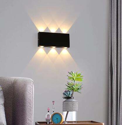Cube COB LED éclairage intérieur applique murale moderne éclairage à la maison décoration applique en aluminium lampe 6W 85-265V pour couloir de bain