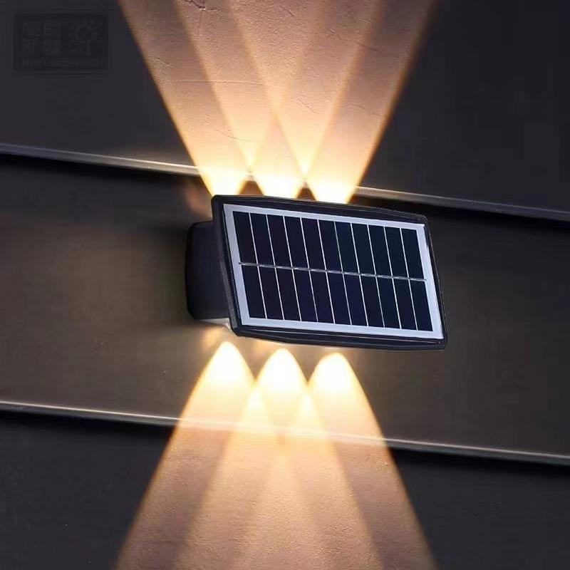 Réverbère Led Lumière Solaire Extérieure Étanche Lumières Solaires pour Cour Rue Paysage Jardin Décor Lampe Extérieure