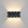 Moderne étanche extérieur 12W LED applique murale IP65 aluminium haut et bas applique murale jardin porche applique décoration lumière 110V 220V