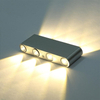 6W 8W RVB Rectangle Forme Décoration Haut De Gamme pour La Maison Support Mural Lampe Hôtel Décoration Lampe Up Down Lights