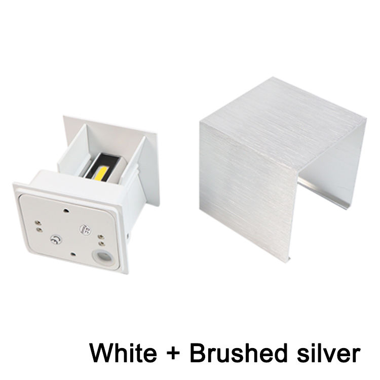 IP65 étanche 6W intérieur extérieur mur LED lampe moderne en aluminium réglable Surface monté Cube LED jardin porche maison applique murale