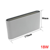 12 W/18 W aluminium AC85-265V haute puissance Led décoration applique pour intérieur extérieur haut et bas mur LED applique étanche IP65