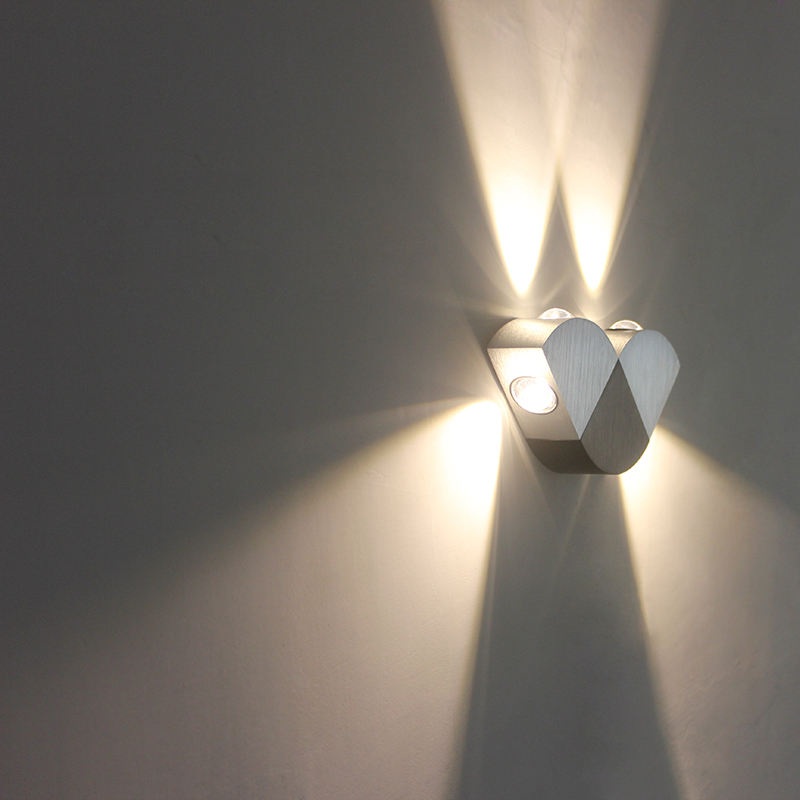 4W mur LED applique applique éclairage coloré mural décoration intérieure lumière pour Loft salle de bain salon éclairage à la maison 