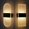 Appliques murales à LED AC90-265V Lampe murale en aluminium pour éclairage de restaurant d'hôtel de chambre à coucher de salon