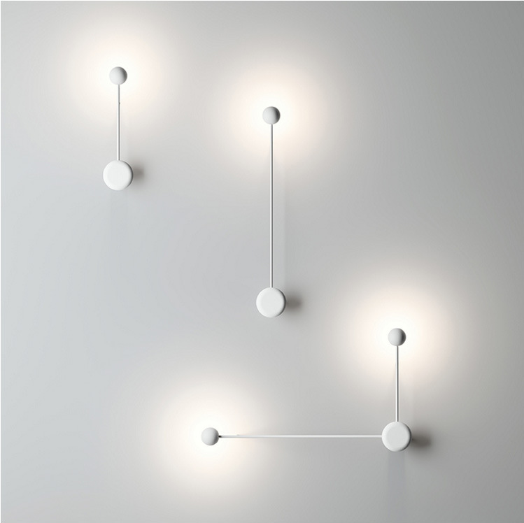 NOUVEAU art Dots applique murale moderne LED salon applique nordique créatif allée luminaires noir blanc moderne applique
