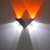 6W moderne Triangle maison applique murale Simple V forme aluminium pour la décoration d'éclairage à la maison