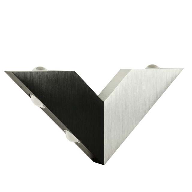 Nouvelle lampe en aluminium triangle moderne applique murale intérieure 6 LED applique en forme de V