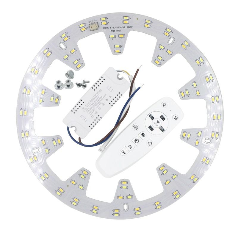 Plafonnier LED 2x24W 2.4G WIFI télécommande de contrôle de connexion de téléphone portable pour plafonnier de cuisine de salon