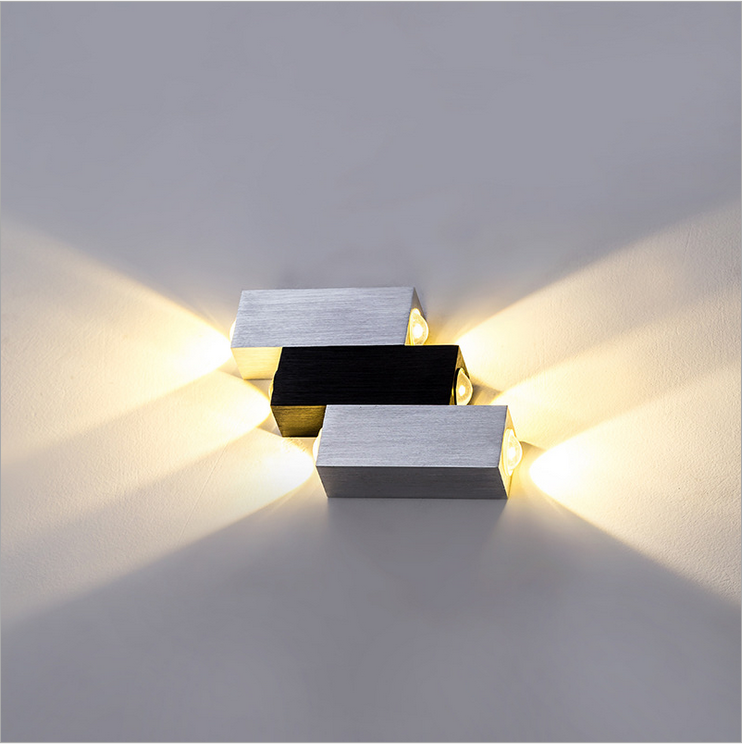 Applique murale LED haut et bas escalier applique murale approvisionnement d'usine 6W aluminium appliques murales intérieures fabrication éclairage décoratif