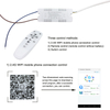 2.4G AC175-265V Smart trois couleurs dimmable contrôleur éclairage Google home Wifi contrôle LED lampe led ampoule intelligente