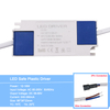 1-36W Safe Plastic Shell LED Driver Transformateur de lumière Courant constant 300mA Adaptateur d'alimentation pour lampe à LED / Puce