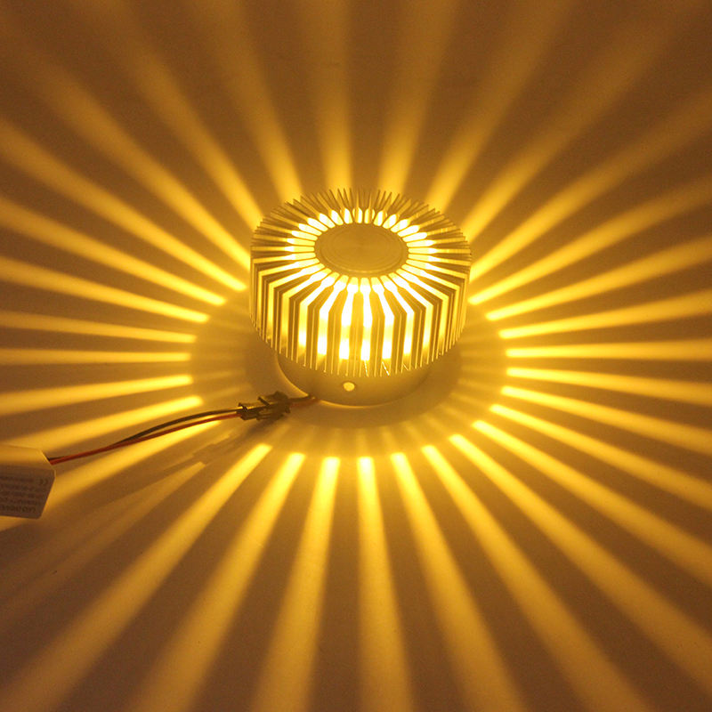Moderne 3W LED RVB Applique En Aluminium Led Éclairage Applique Murale AC85-265V Haute Qualité Applique Lampe