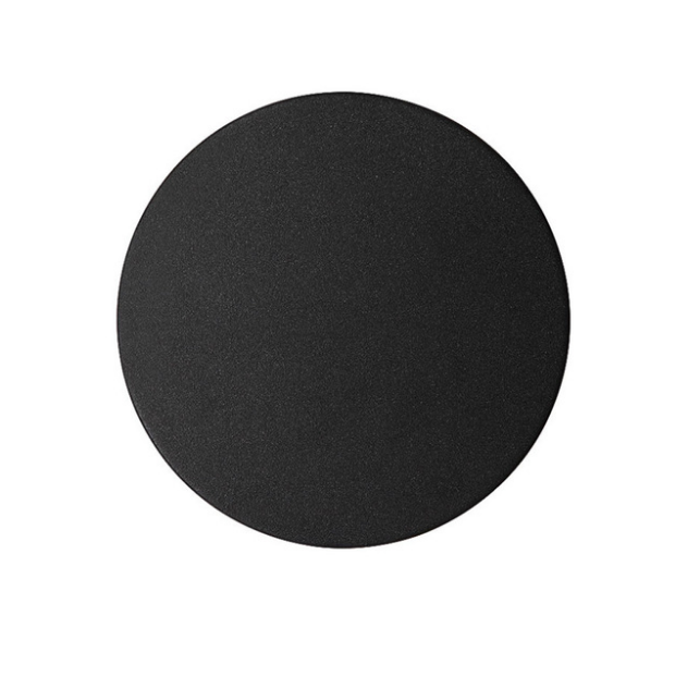 La conception noire extérieure ronde de la conception 10W a mené la lampe de mur pour la décoration de cour de jardin