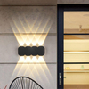 Nouvelle usine en gros IP65 en aluminium étanche extérieur haut et bas led applique murale pour la maison avec prix d'usine