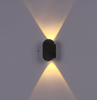 Applique murale nordique Led en aluminium extérieur intérieur Ip66 vers le bas blanc noir moderne pour la maison escaliers chambre chevet salle de bain lumière