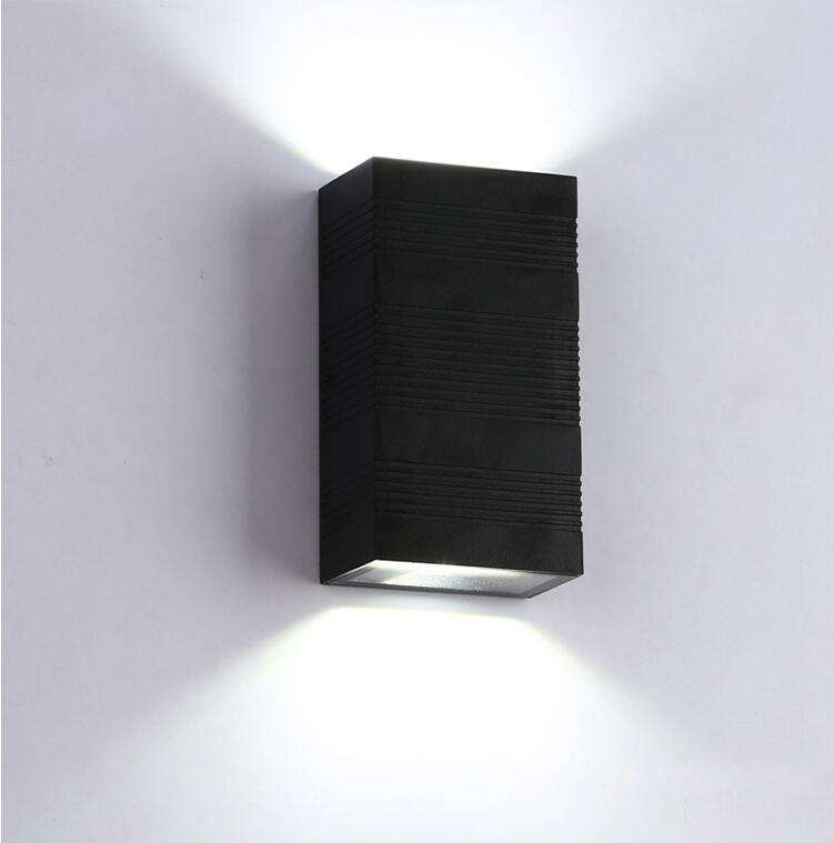 Haut et bas COB moderne LED appliques murales 10W éclairage extérieur intérieur mural étanche applique murale